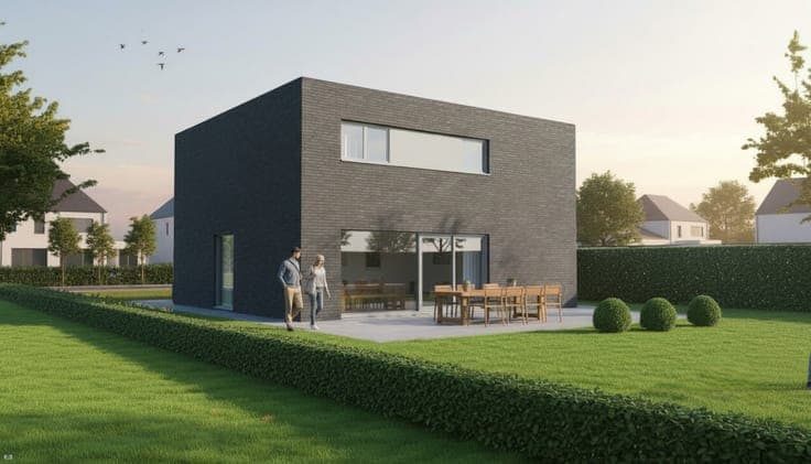 Nieuw te bouwen open bebouwing te Waregem