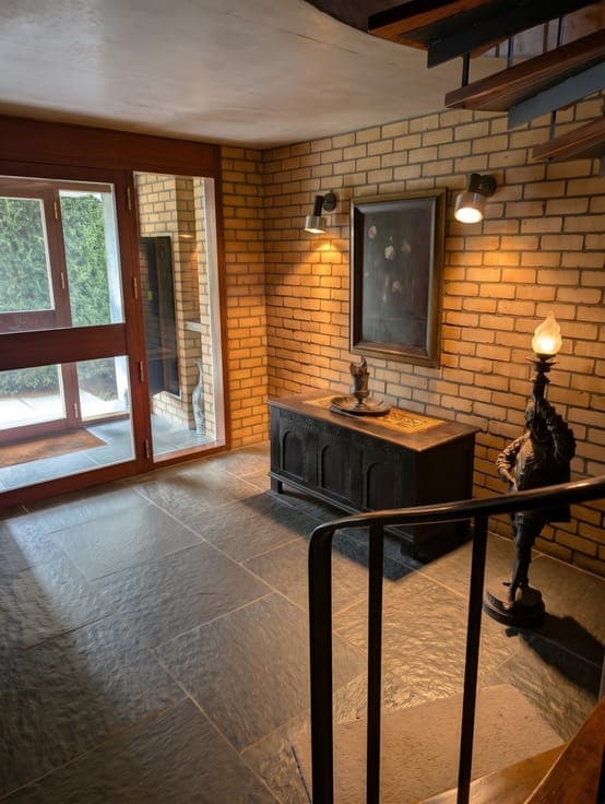 Architect-designed house, 3 bedrooms, garage and garden