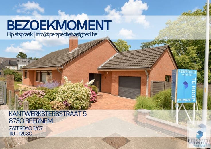 Rustig gelegen gelijkvloerse woning met royale woonopperv...