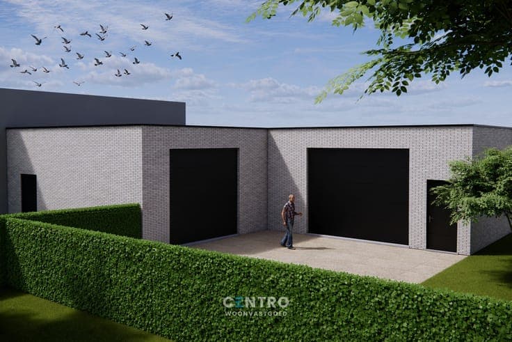 Energiezuinige NB-WONING (Halfopen) met MAGAZIJN (115m²) ...