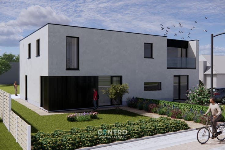 Energiezuinige NB-WONING (Halfopen) met MAGAZIJN (115m²) ...