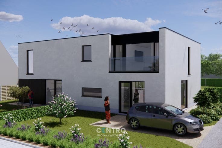 Energiezuinige NB-WONING (Halfopen) met MAGAZIJN (115m²) ...