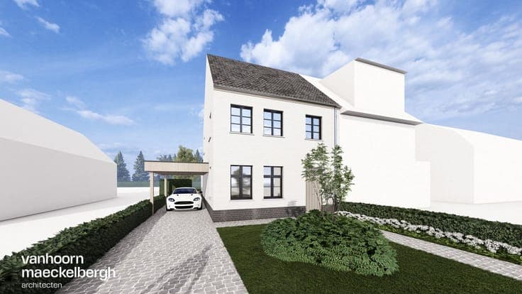 Nieuwbouw in landelijke stijl te Torhout