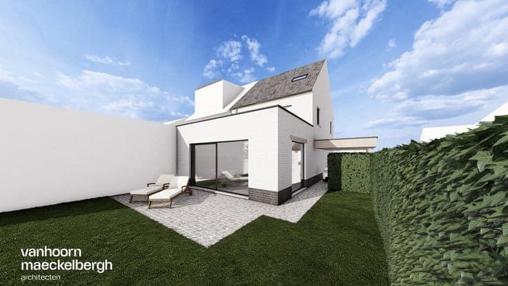 Nieuwbouw in landelijke stijl te Torhout