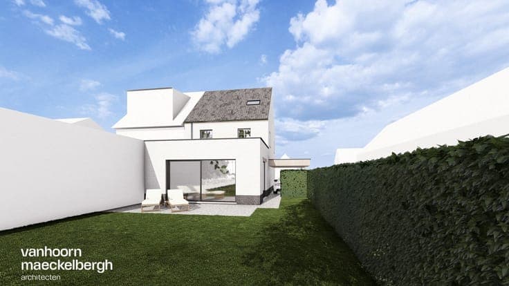 Nieuwbouw in landelijke stijl te Torhout