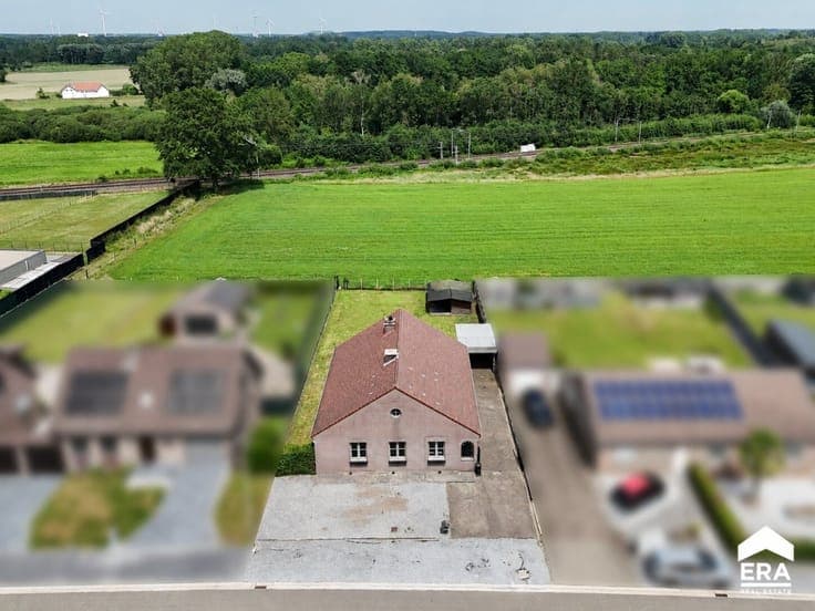 Detached house in green surroundings