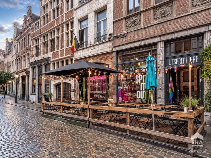 Income-producing building with 4 units for sale in Brussels