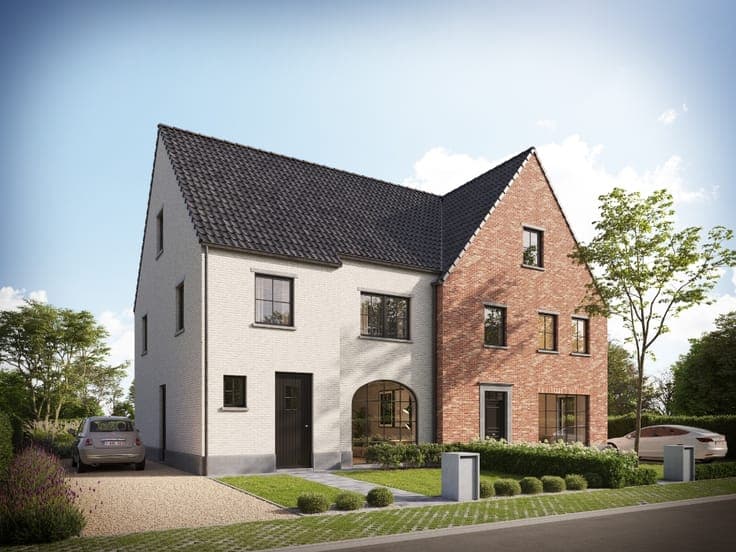 Landelijke nieuwbouw te bouwen woning Houthulst