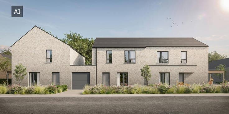 3 new-build homes “Hof Termote” in Gistel