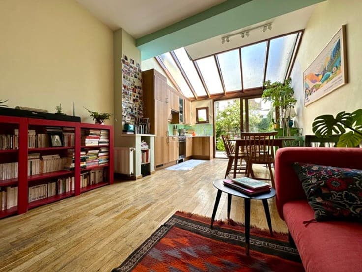 Charmante maison 3 ch. avec cour à Saint-Gilles