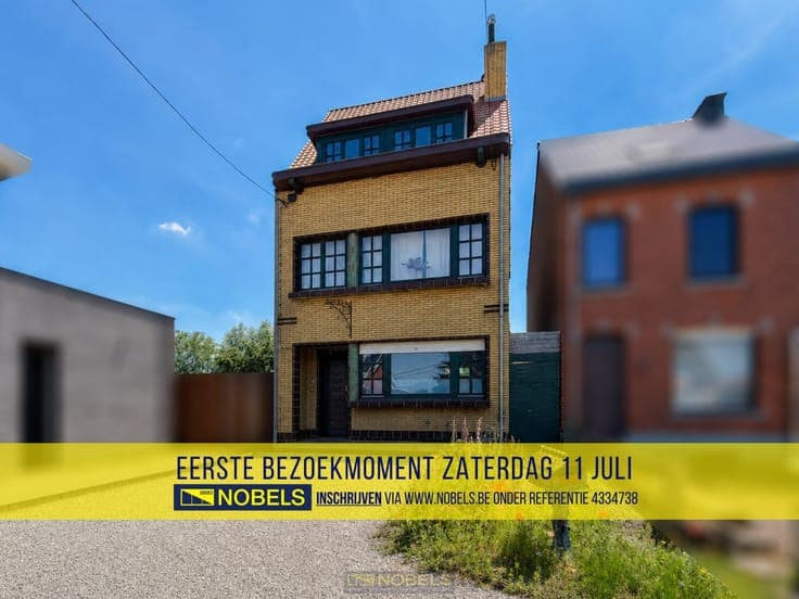 Te koop, Gezellige gezinswoning met diepe tuin op vlot be...