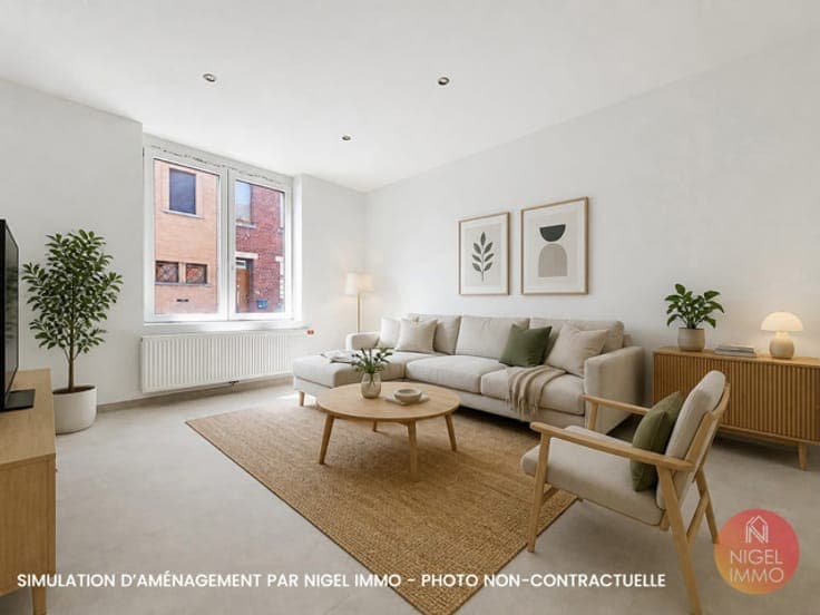 🏠 Rénovée • 3 chs 🛏️, 3 F, centre de Beyne 📍