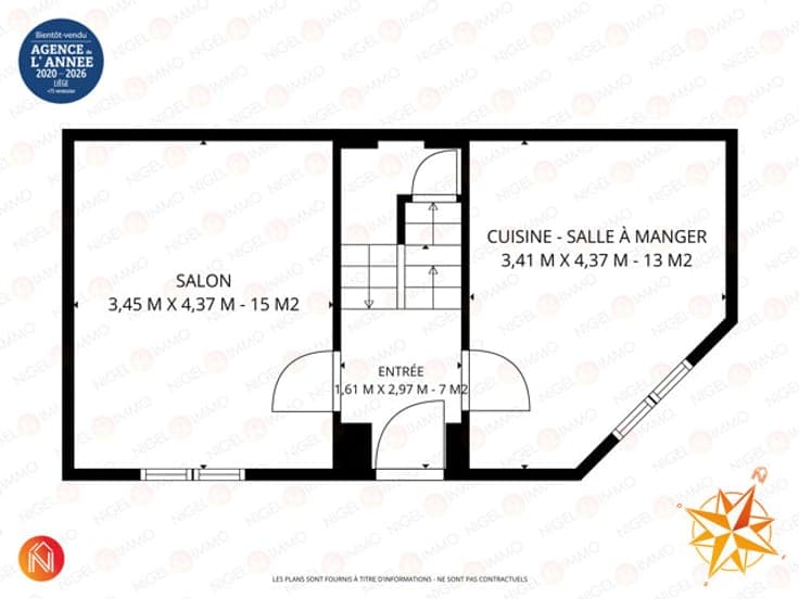 🏠 Rénovée • 3 chs 🛏️, 3 F, centre de Beyne 📍