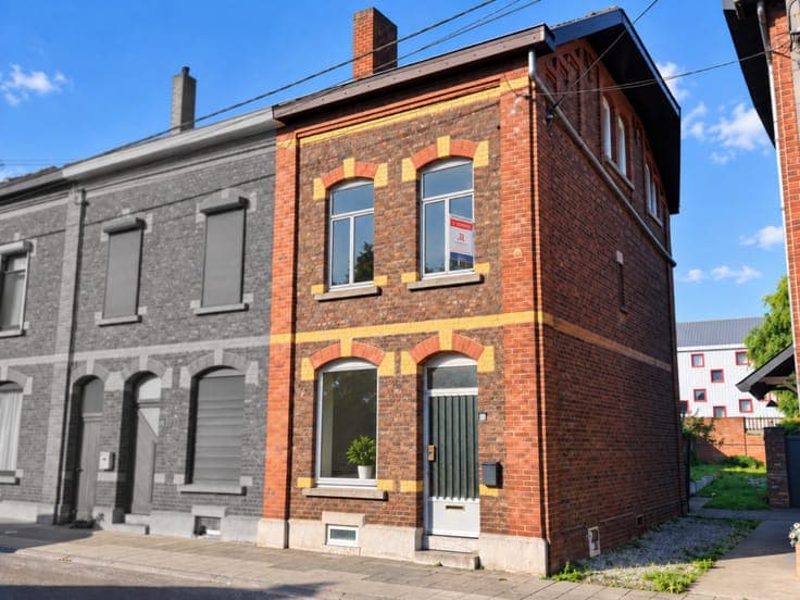 AUVELAIS – 3-FACADE HOUSE – 3 BEDROOMS – GARDEN – SIDE ACCES