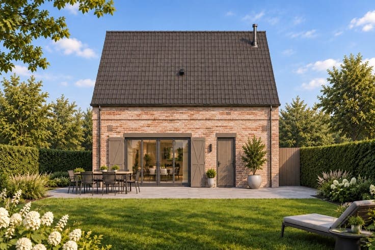 Te koop, Landelijke nieuwbouwwoning op het dorpsplein van...