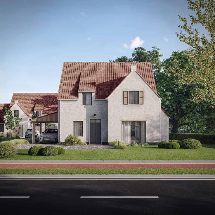 Charmante zuidgerichte villa - afwerking op maat