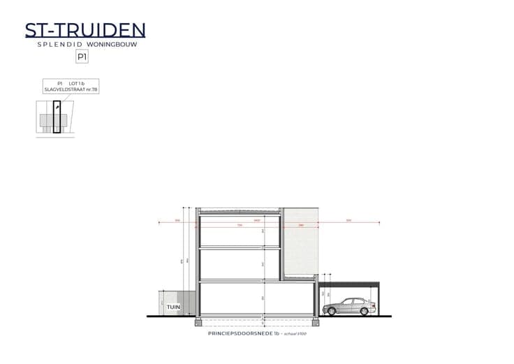 Lot 1B Prachtige bloesemwoning in Sint-Truiden