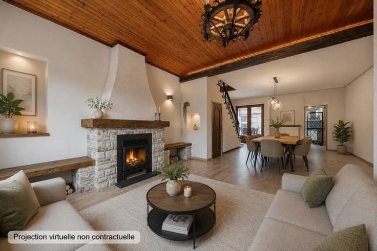 Charmante maison 4 chambres avec jardin et garage