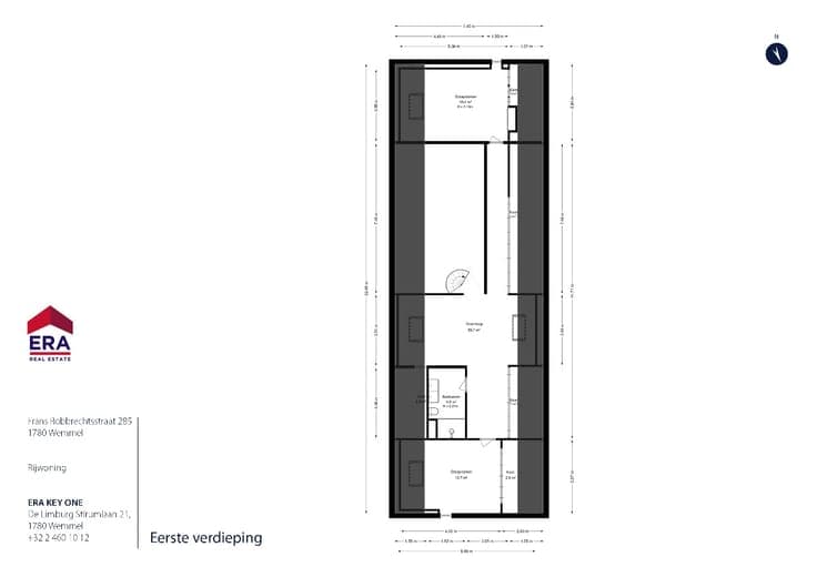Architect-designed home on large plot in Wemmel