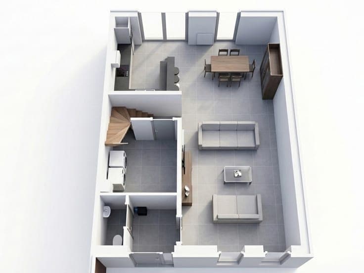 vente sur plan - maison 3 ch au coeur de la campagne