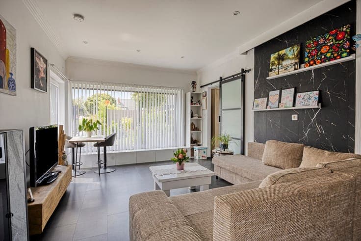 Laagbouwwoning met 1 slaapkamer en tuin