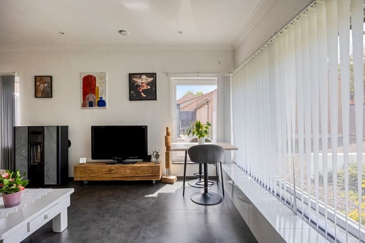 Laagbouwwoning met 1 slaapkamer en tuin