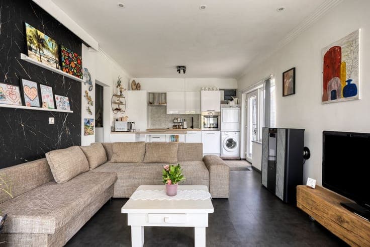 Laagbouwwoning met 1 slaapkamer en tuin