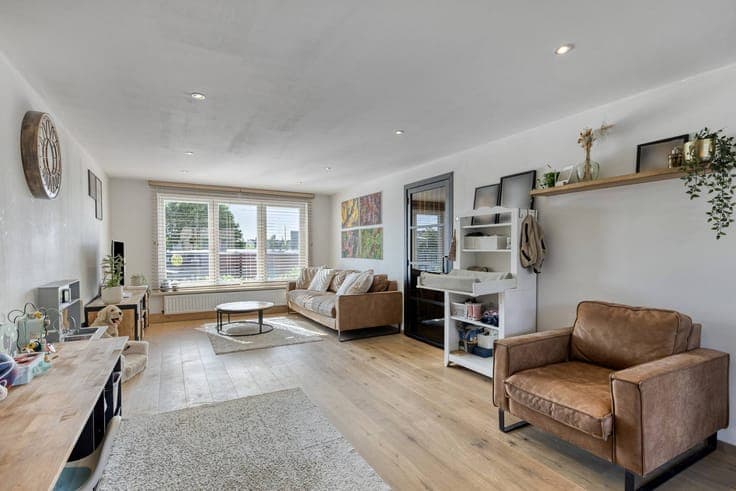Spacious first floor with garden, terrace and EPC A in Gentb