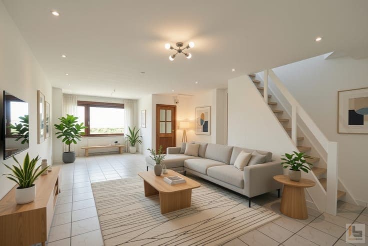 Rustig gelegen tweegevelwoning met leuk, groen verzicht