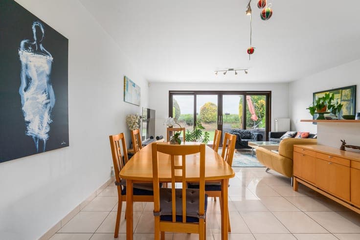 Semi-detached home with field views