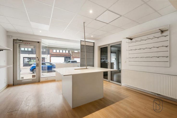 Commercial property with spacious quarters, garage & terrace