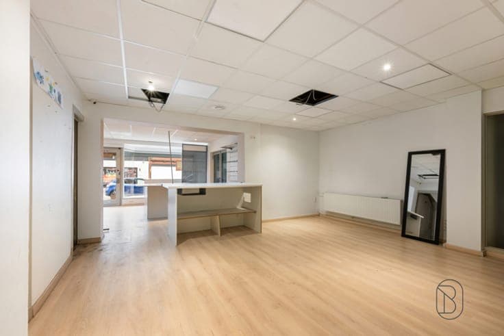 Commercial property with spacious quarters, garage & terrace