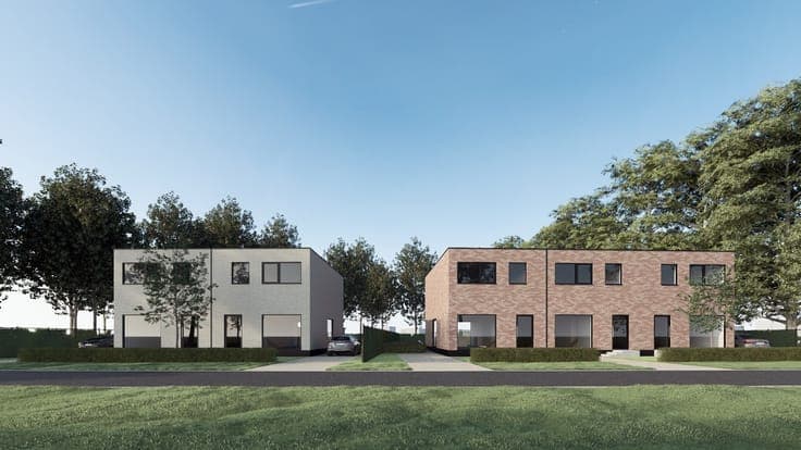 Afgewerkte energiepositieve (EPC -15) nieuwbouwwoning