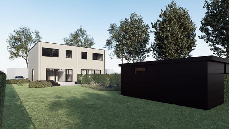 Afgewerkte energiepositieve (EPC -15) nieuwbouwwoning
