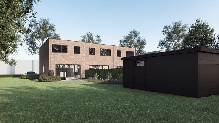 Afgewerkte energiepositieve (EPC -15) nieuwbouwwoning