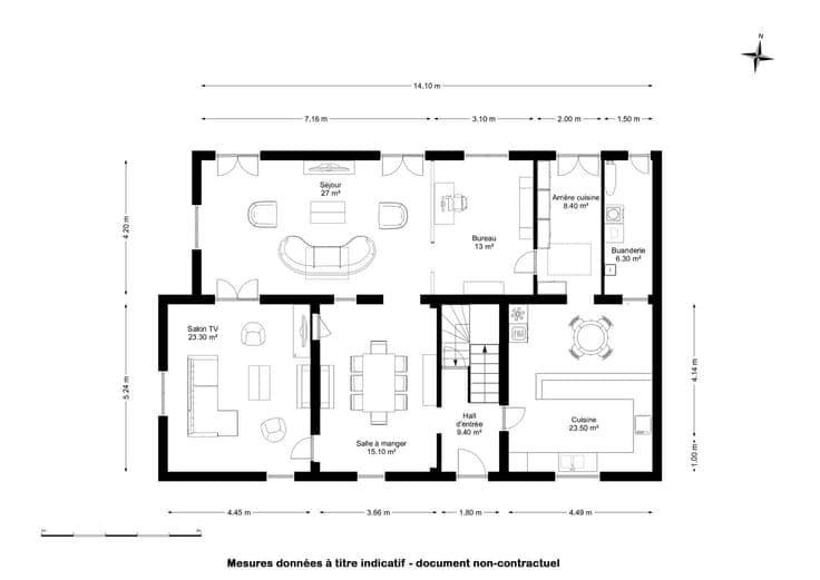 Lasne/Céroux - House on a 1920m² plot of land to renovate