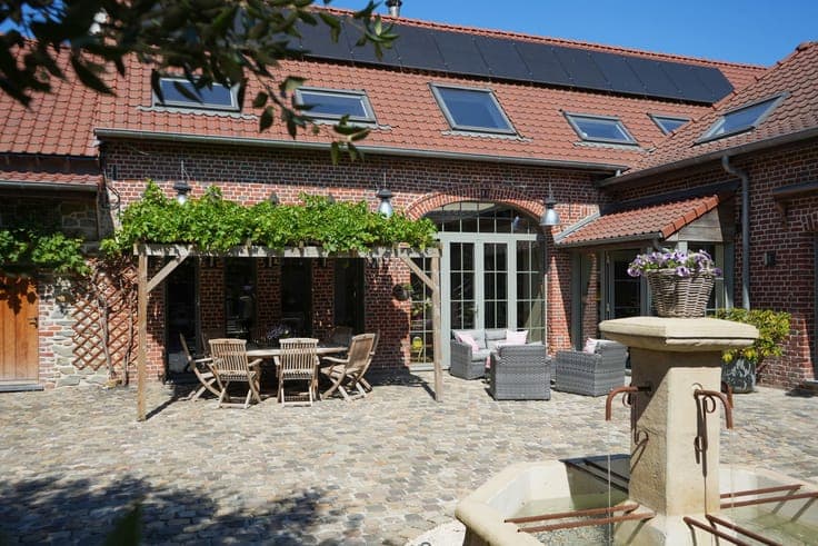 Square Farmhouse with Home and 2 Apartments