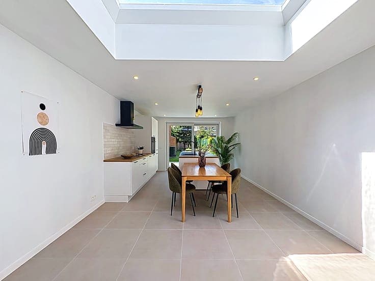 Modern renovated house with open kitchen for sale in Eeklo