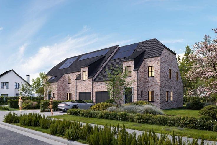 New-build home in rural style in Wetteren