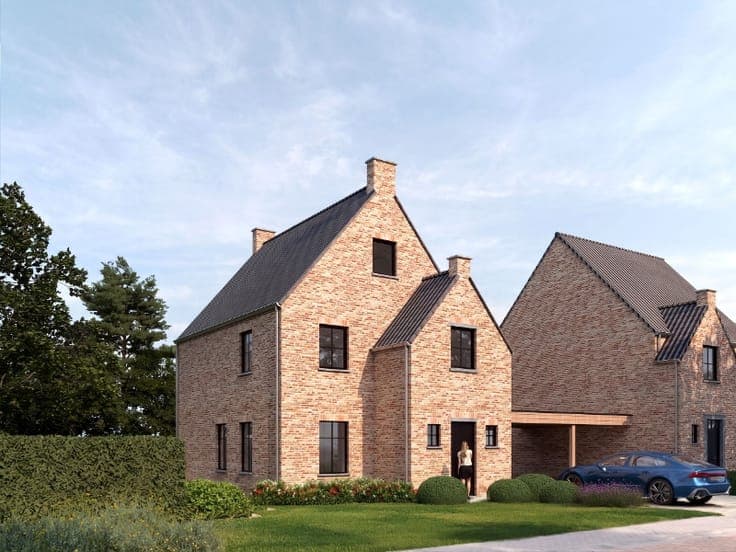 Adegem (Maldegem) - Kruipuit - rustieke pastorijwoning me...