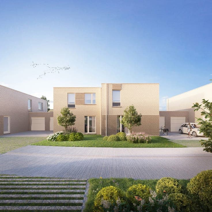 Residential project BegijnHof in the village of Astene.