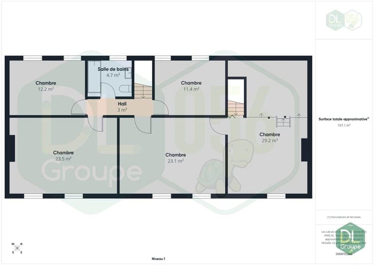 Spacious semi-detached house with 6 bedrooms and 282 sqm of