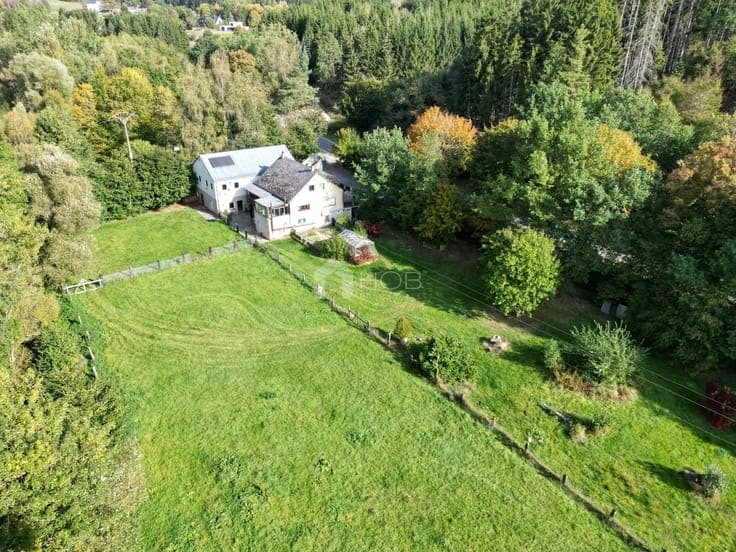 House with a large plot and a versatile hall in Oudler