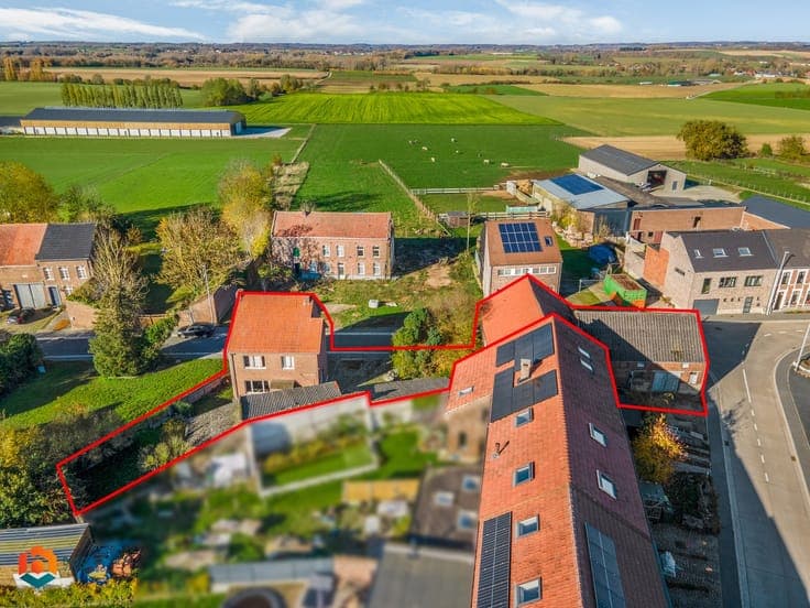 Charmante woning met 3 slpkrs en tuin te Hoegaarden