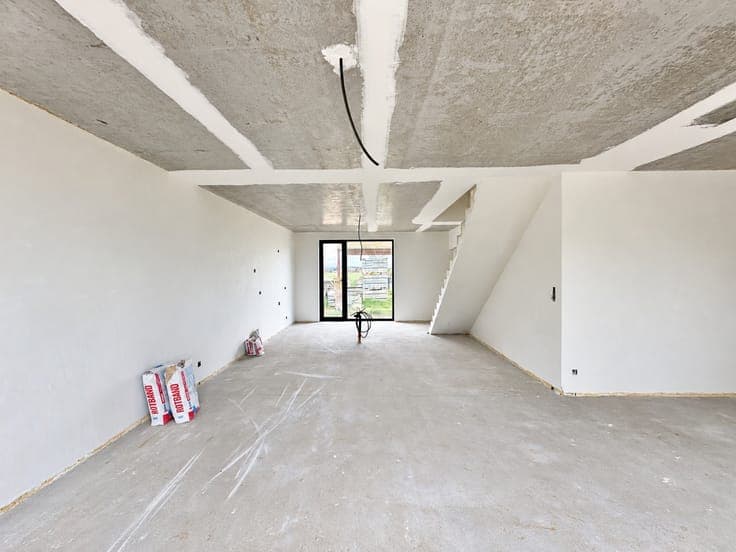 Modern new construction home in green Meise