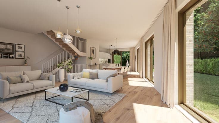 New Homes with Heat Pump & Garden
