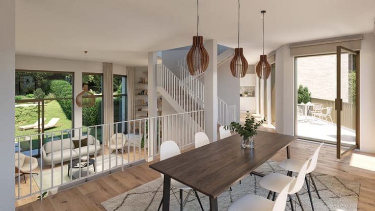 New Homes with Heat Pump & Garden