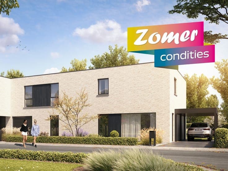 Energieneutrale halfopen woning in rustige, nieuwe wijk