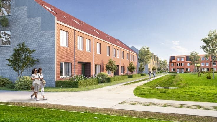 Traditionele, gesloten energieneutrale woning