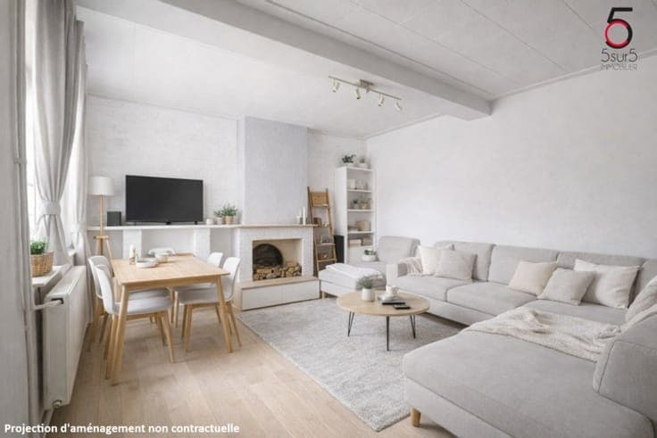 SAINT-NICOLAS - Pleasant single-family house 2 BR. + attic